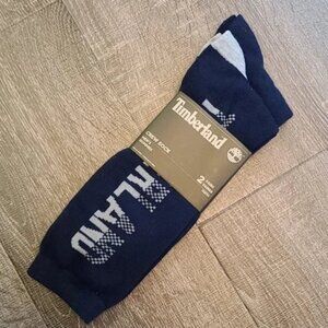 2 pair Timberland LOGO crew Socks